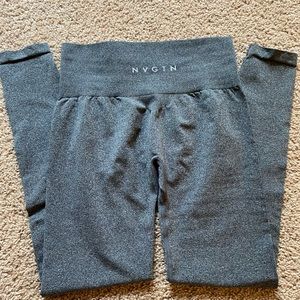 Nvgtn grey solid seamless leggings
